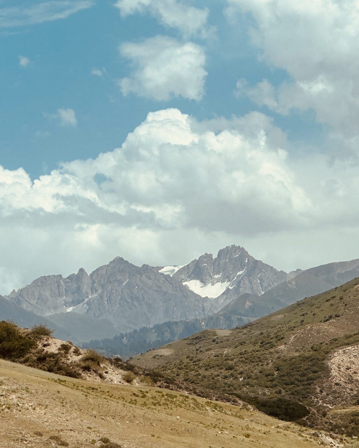 Mountain landscape in Kyrgyzstan